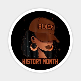 Black History Month Afro Melanin Black Women Afro American Magnet